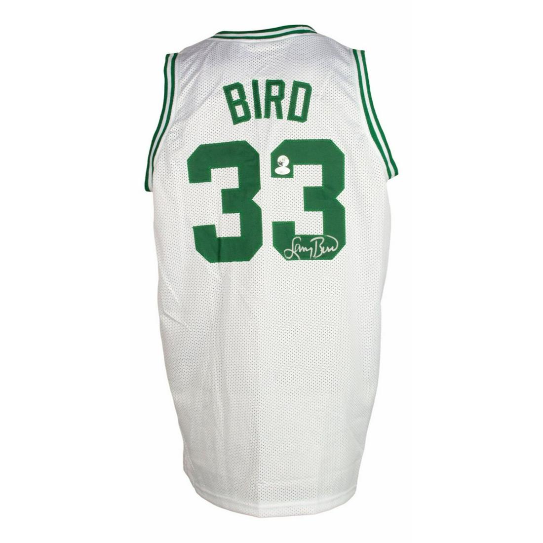 Larry Bird Signed White Celtics Jersey (Bird Hologram) (1 of 1)