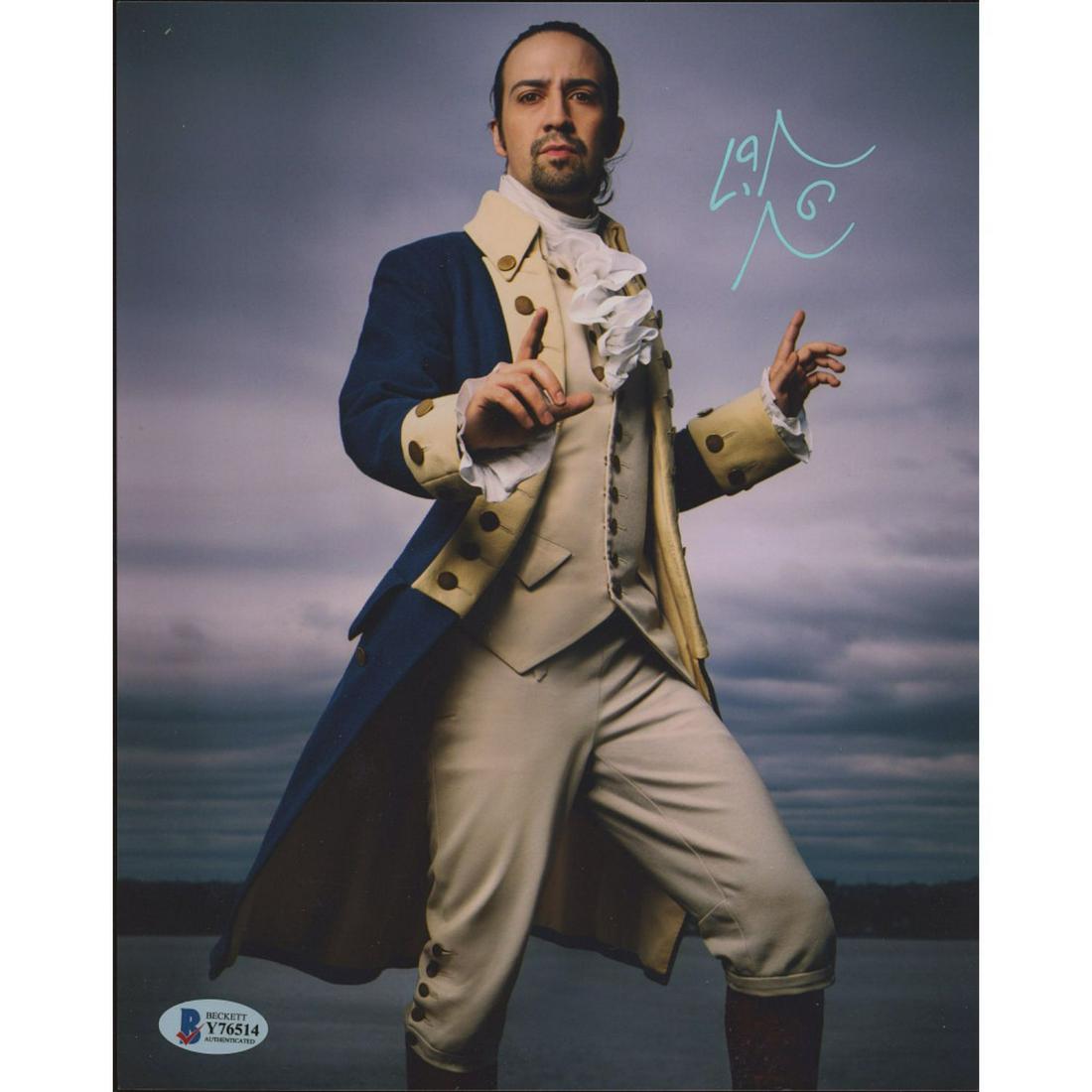 Lin-Manuel Miranda Signed "Hamilton" 8x10 Photo (Beckett COA) (1 of 1)