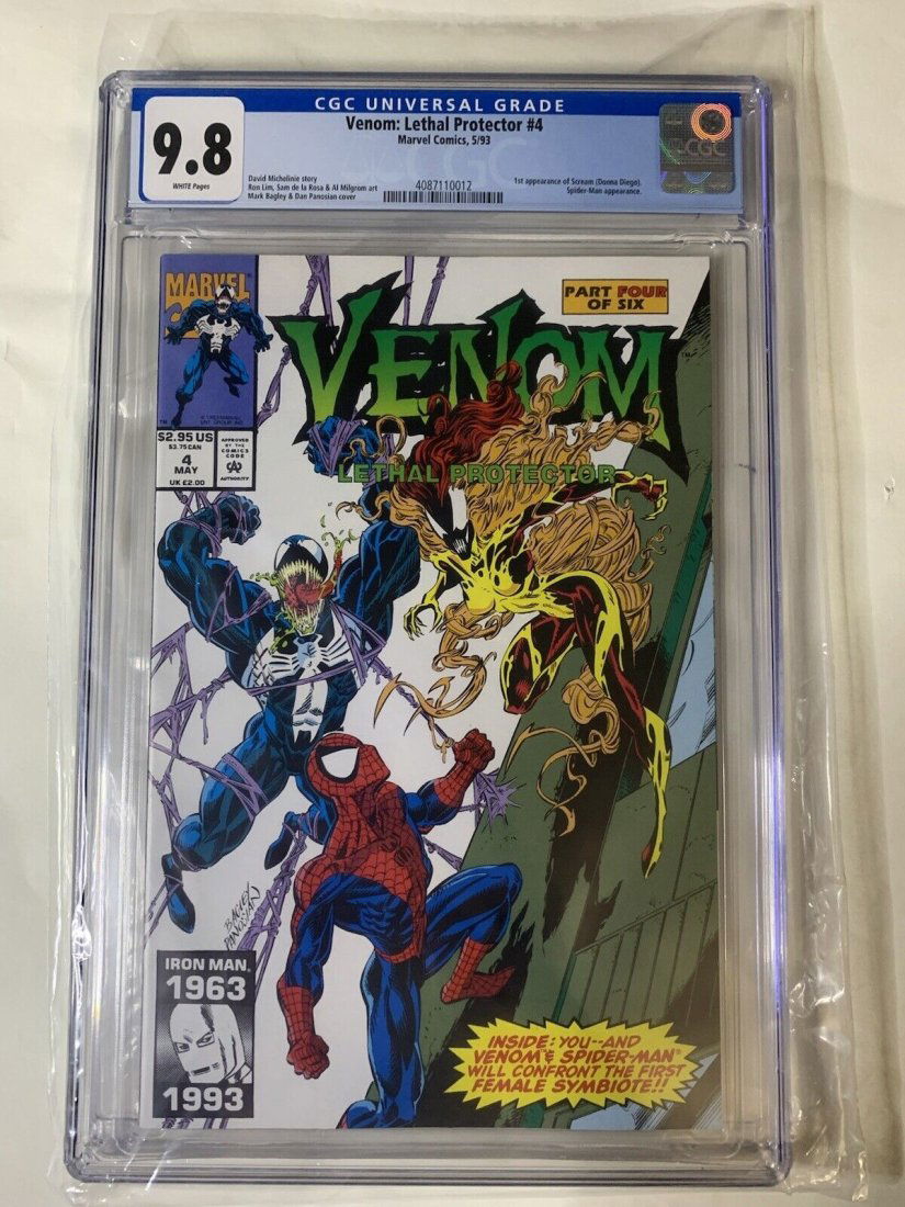 Venom Lethal Protector #4 CGC 9.8 Marvel Comics (1 of 2)