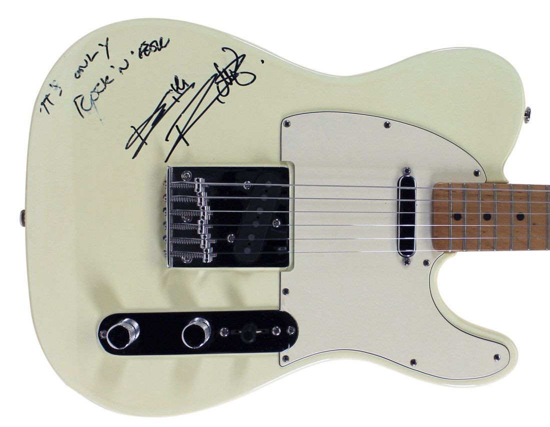 Keith Richards "It's Only Rock N' Roll" Signed Fender Telecaster Guitar (BAS LOA) (1 of 3)