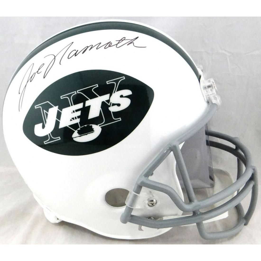 Joe Namath Signed Jets Full-Size Helmet (JSA) (1 of 1)