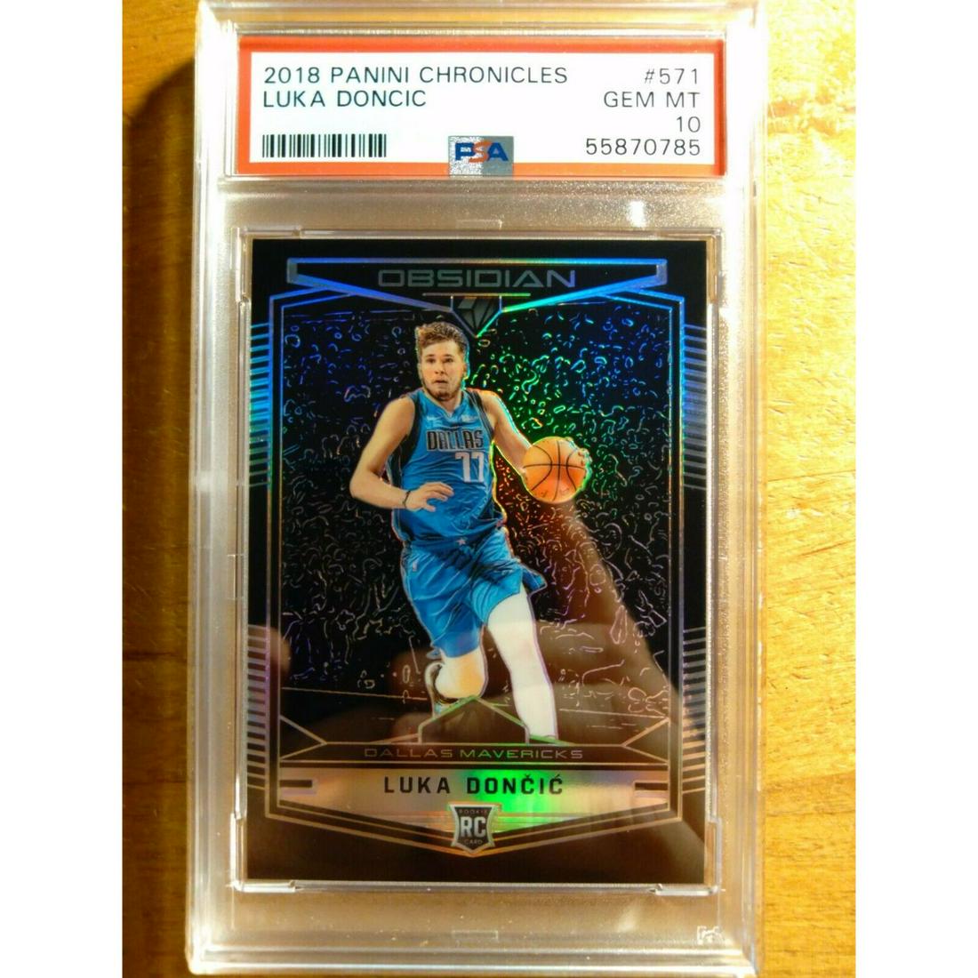 2018 Chronicles Obsidian Luka Doncic PSA 10 (1 of 2)