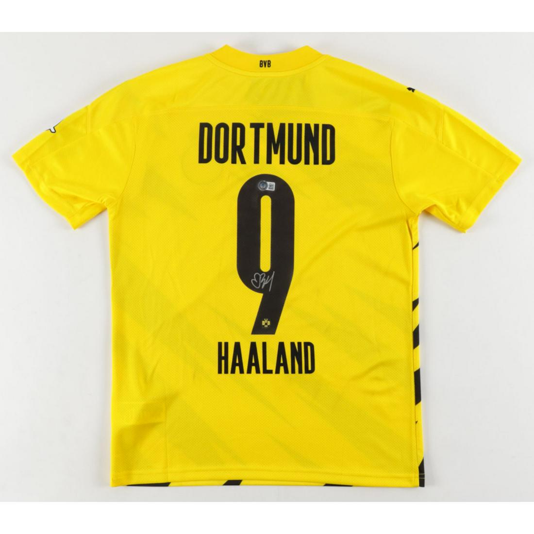 Erling Haaland Signed Jersey (Beckett): Erling Haaland Signed Jersey (Beckett)