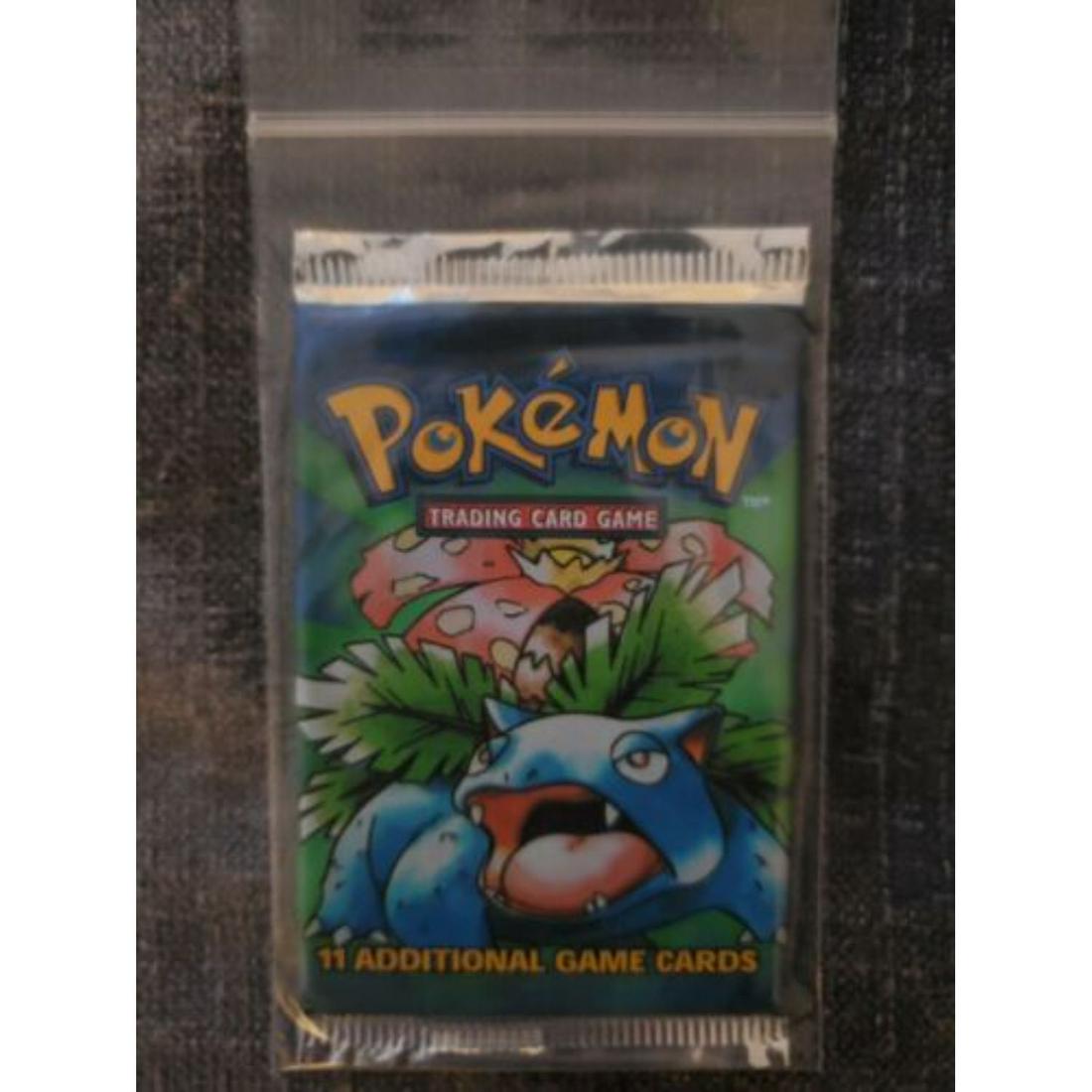 1999 Sealed Pokemon Base Set Unlimited Booster Pack (1 of 1)