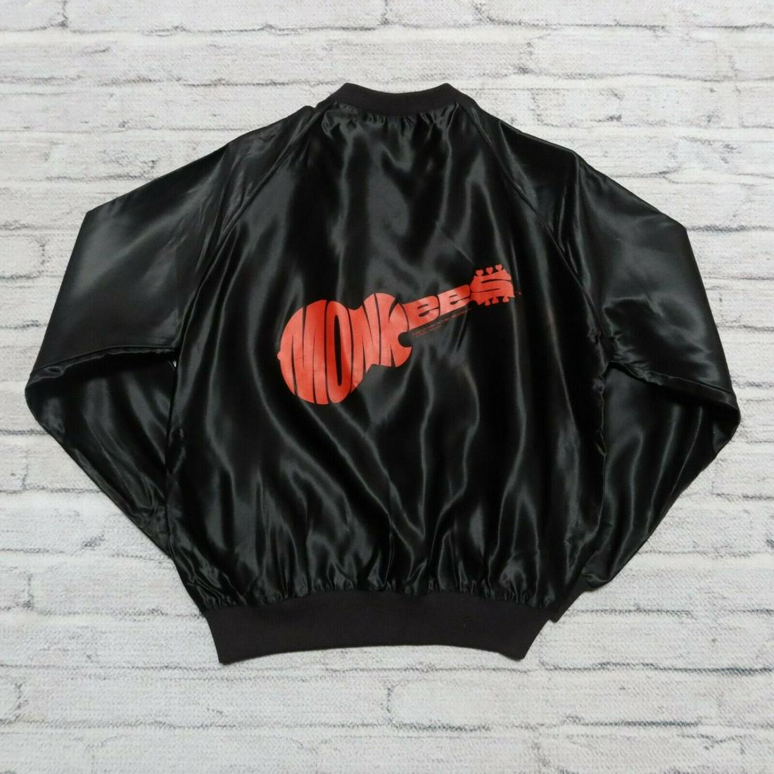 Vintage 1986 "The Monkees" Satin Tour Jacket Size S (1 of 3)