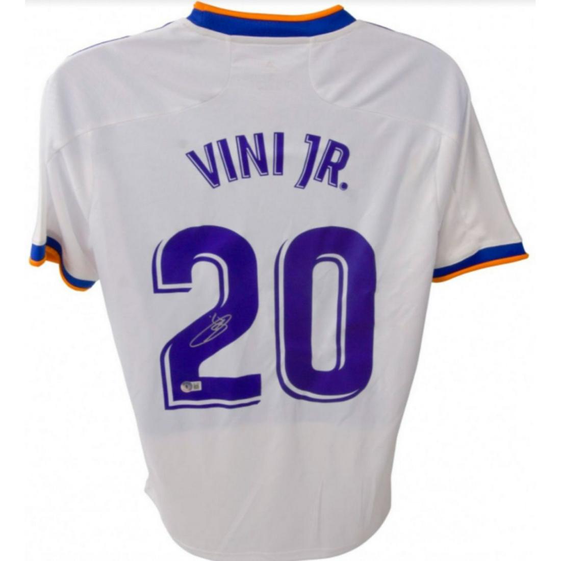 Vini Jr. Signed Real Madrid Jersey (Beckett): Vini Jr. Signed Real Madrid Jersey (Beckett)