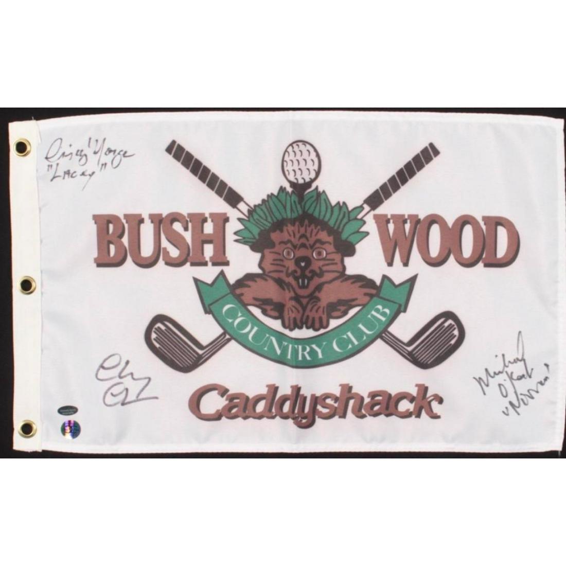 Chevy Chase Signed Caddyshack Flag JSA (1 of 1)