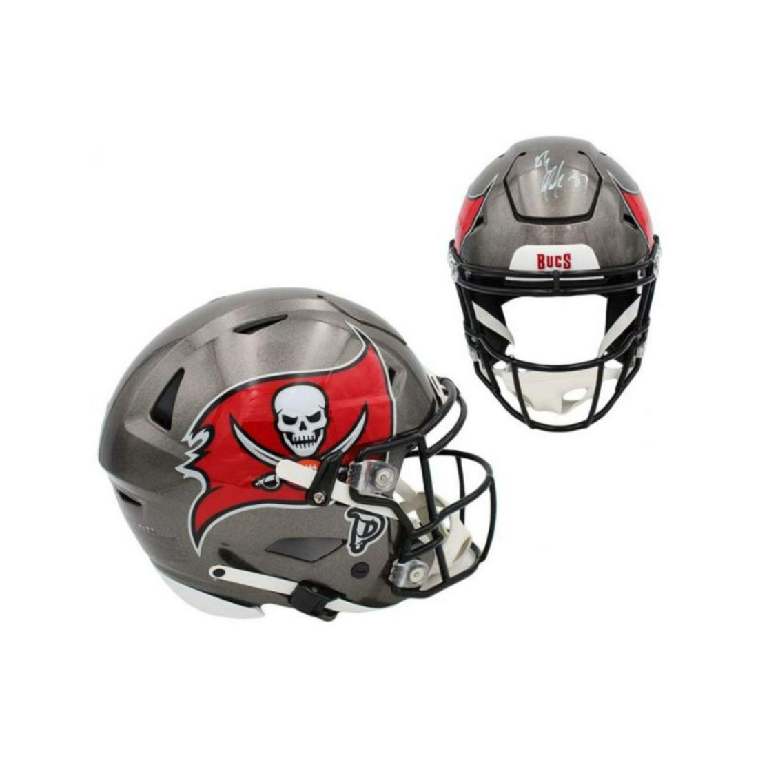 Rob Gronkowski Signed Buccaneers Full-Size Helmet JSA COA (1 of 1)