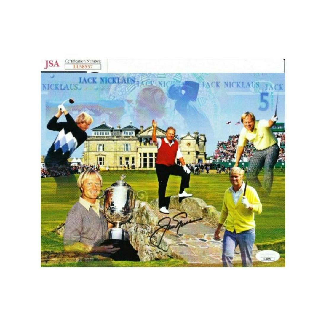 JACK NICKLAUS Signed Autograph 8x10 Photo Golf JSA COA (1 of 1)