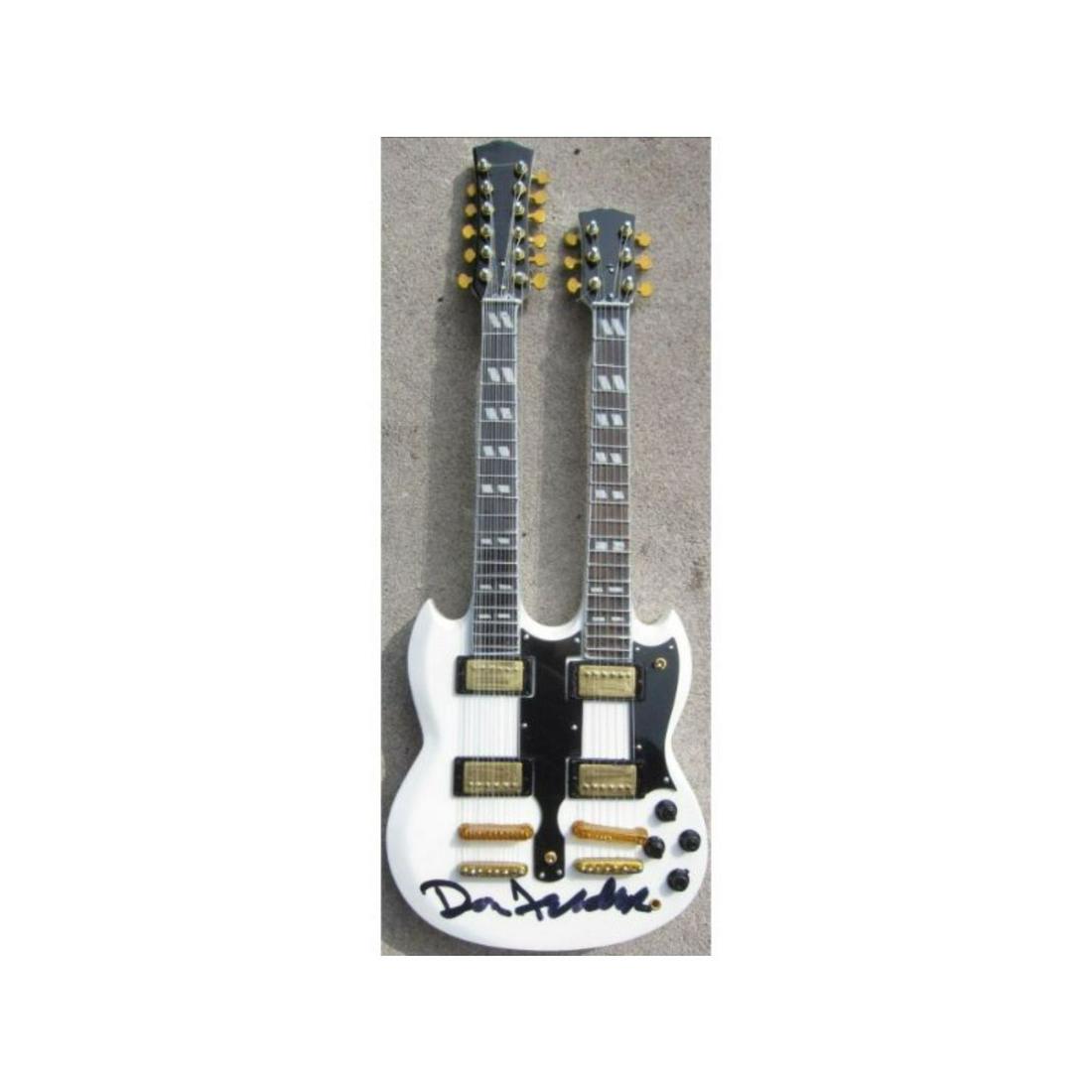 Don Felder Eagles signed Axe Heaven Mini Guitar PSA/DNA auto (1 of 1)