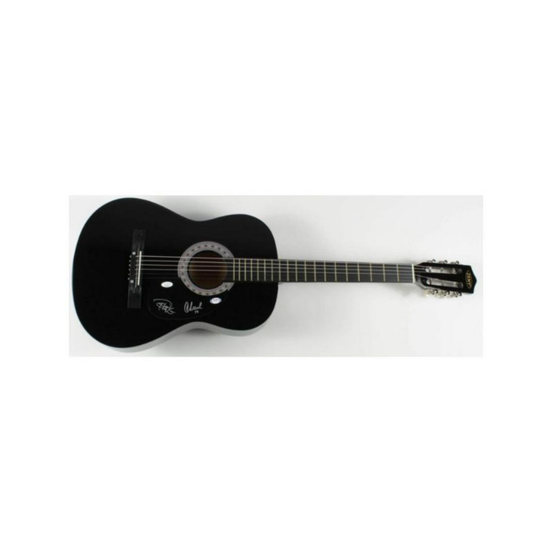 Cheech Marin & Tommy Chong Signed 39" Acoustic Guitar Inscribed "19" (PSA COA & JSA Hologram): Cheech Marin & Tommy Chong Signed 39" Acoustic Guitar Inscribed "19" (PSA COA & JSA Hologram)