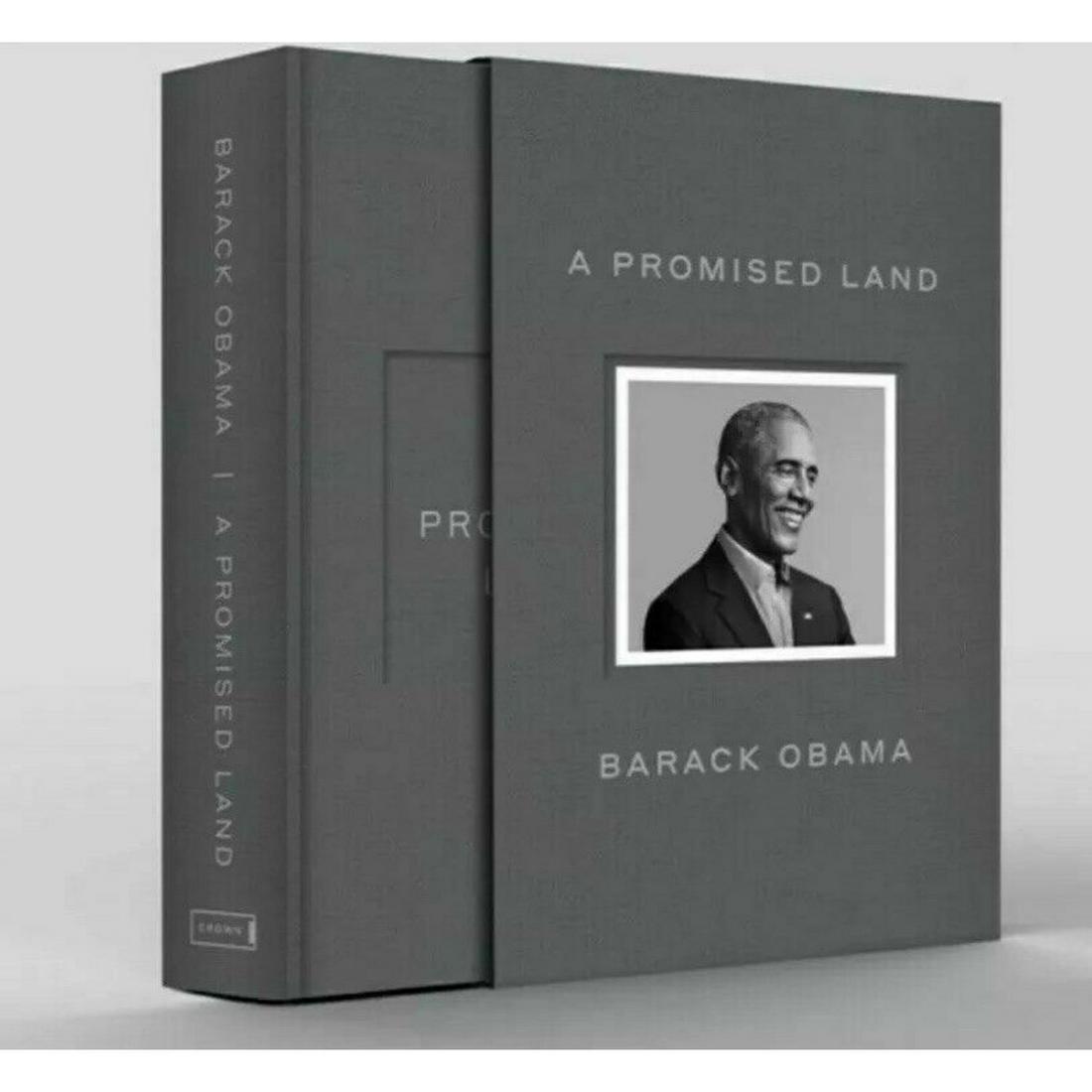 BARACK OBAMA SIGNED AUTOGRAPH A PROMISED LAND BOOK DELUXE EDITION RARE (1 of 1)