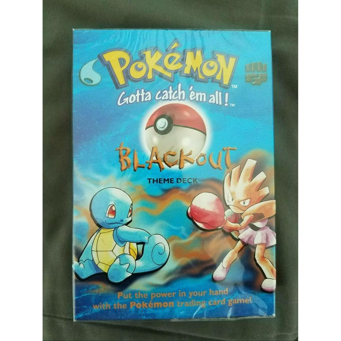 1999 Pokemon Base Set Blackout WOTC Theme Deck Factory Sealed (1 of 1)