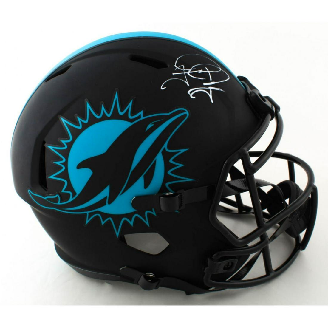 Tua Tagovailoa Signed Dolphins Full-Size Eclipse Alternate Speed Helmet (Fanatics Hologram) (1 of 1)
