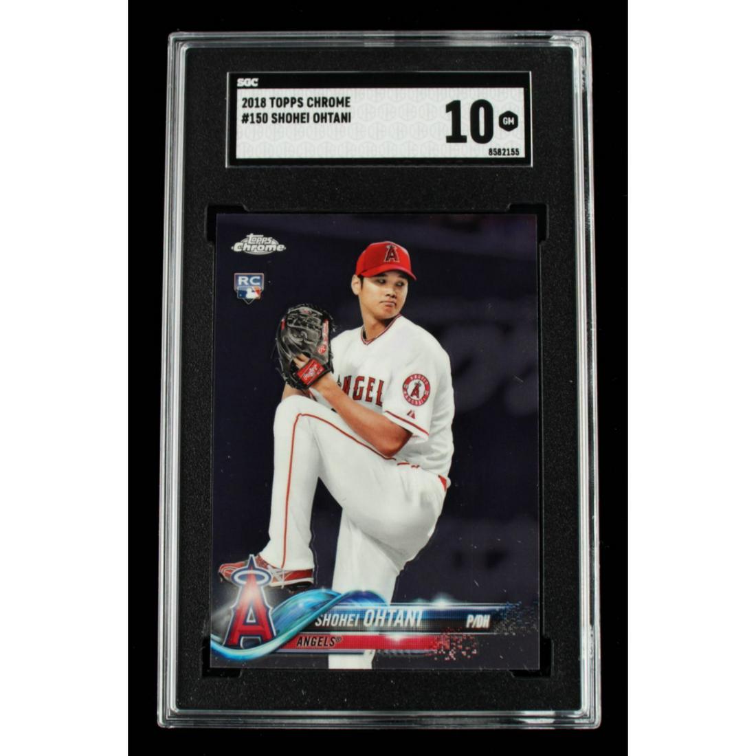 Shohei Ohtani 2018 Topps Chrome #150 RC (SGC 10) (1 of 1)