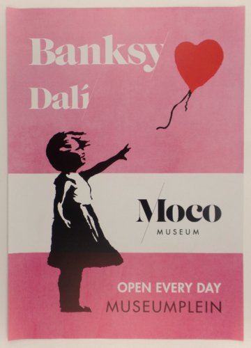 MOCO museum original poster Banksy / Dali 2016 (1 of 1)
