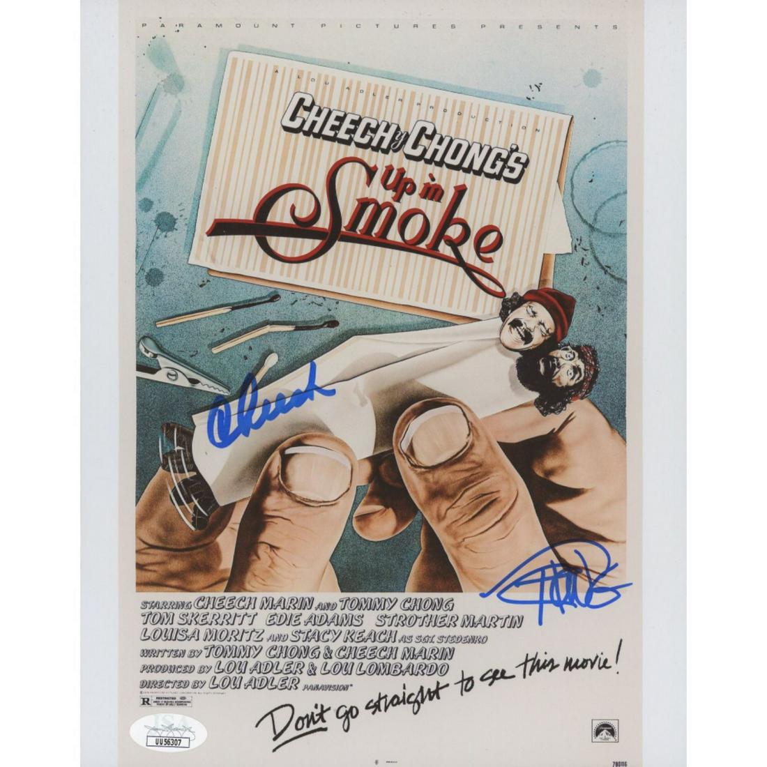 Tommy Chong & Cheech Marin Signed "Up in Smoke" 8x10 Photo (JSA): Tommy Chong & Cheech Marin Signed "Up in Smoke" 8x10 Photo (JSA)