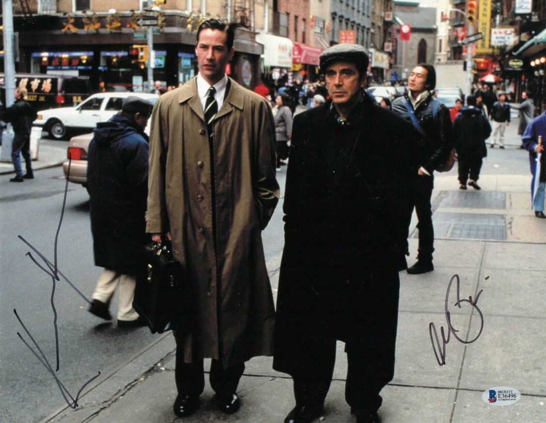 Al Pacino & Keanu Reeves Dual Signed 11x14 The Devils Advocate Photo (Beckett COA) (1 of 1)