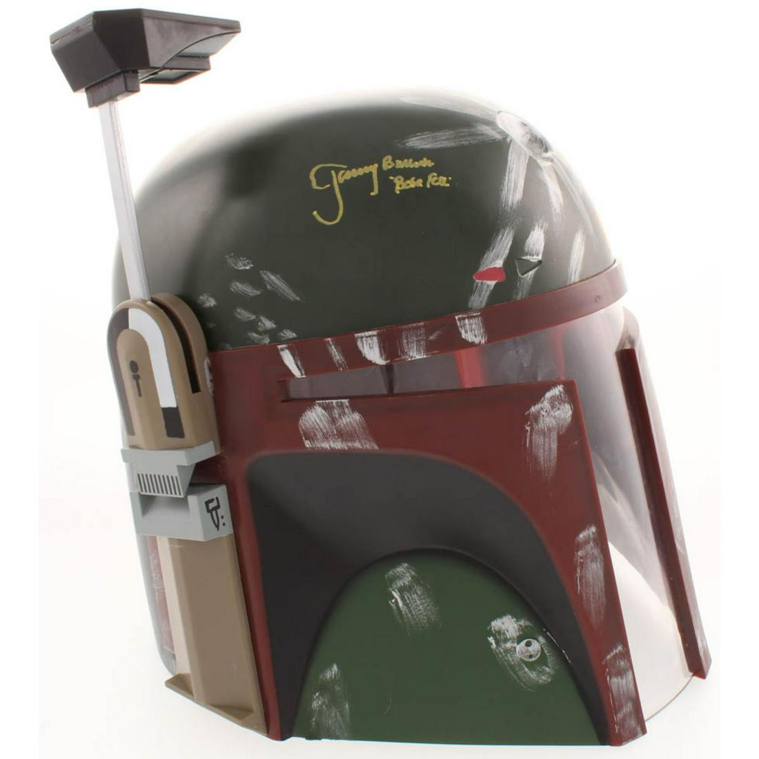 Jeremy Bulloch Signed "Star Wars" Boba Fett Full-Size Helmet Inscribed "Boba Fett" (JSA Hologram) (1 of 3)