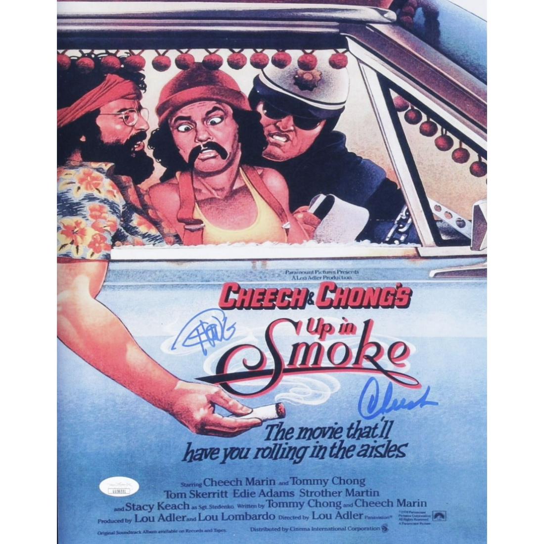 Tommy Chong & Cheech Marin Signed "Up in Smoke" 11x14 Photo (JSA): Tommy Chong & Cheech Marin Signed "Up in Smoke" 11x14 Photo (JSA)