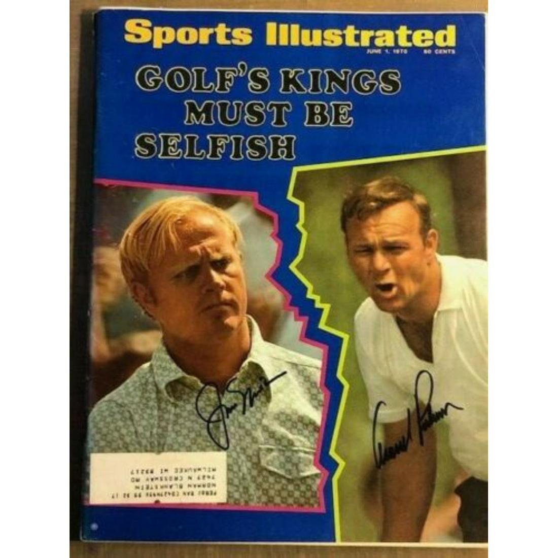 ARNOLD PALMER & JACK NICKLAUS - Sports Illustrated (June 1, 1970) - SIGNED by BOTH (1 of 2)
