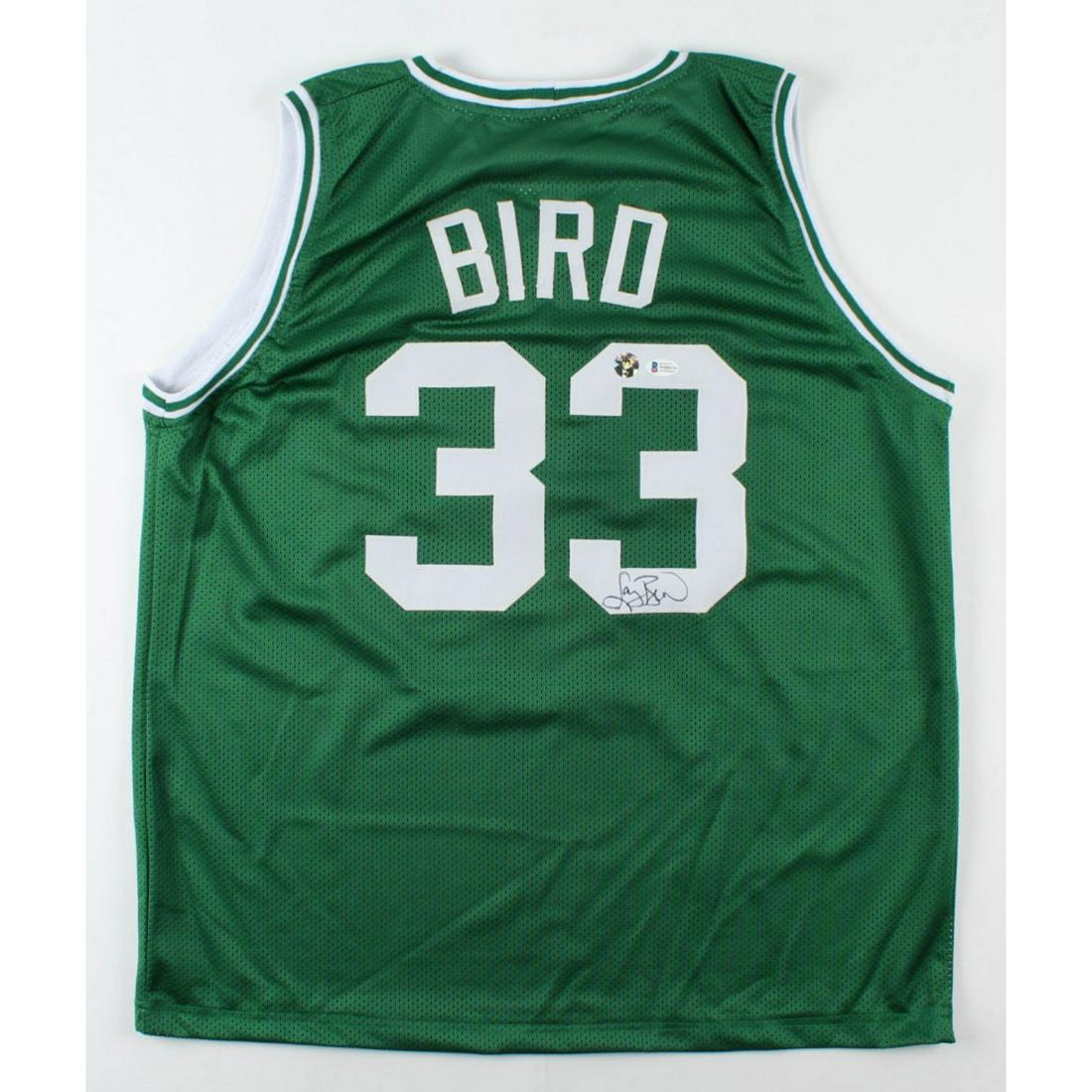 Larry Bird Signed Jersey (Beckett COA & Bird Hologram) (1 of 1)