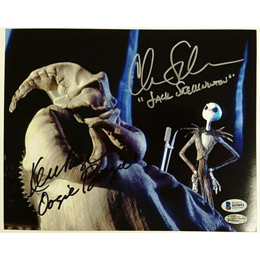 "Nightmare Before Christmas" Chris Sarandon & Ken Page Signed 8x10 (BAS COA) (1 of 1)