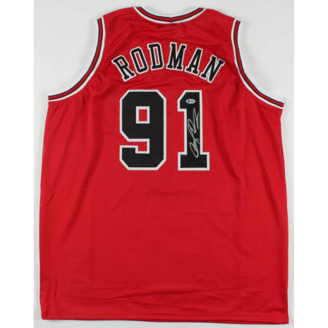 Dennis Rodman Signed Jersey (Beckett COA) (1 of 1)