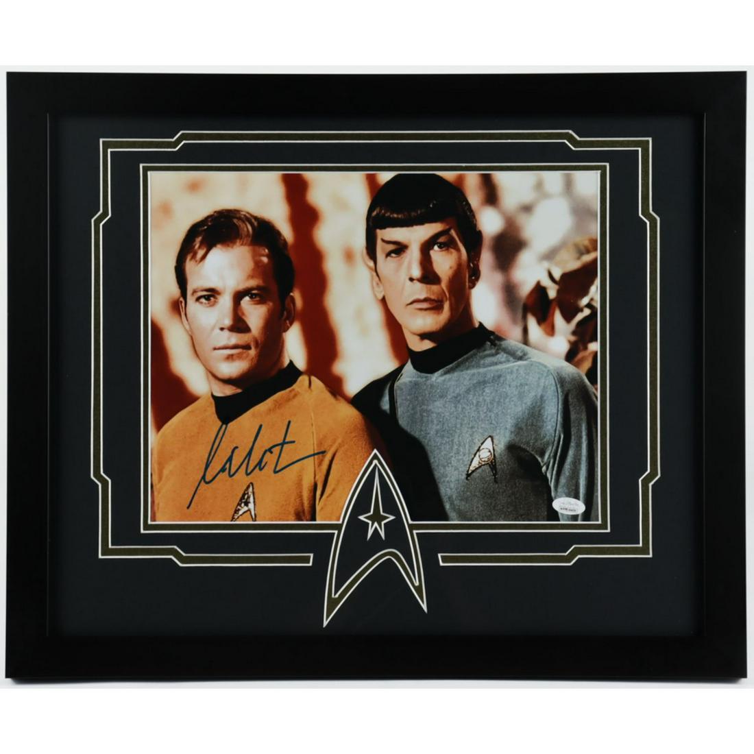 William Shatner Signed Star Trek 16x20 Standing on Rock (JSA COA) (1 of 1)