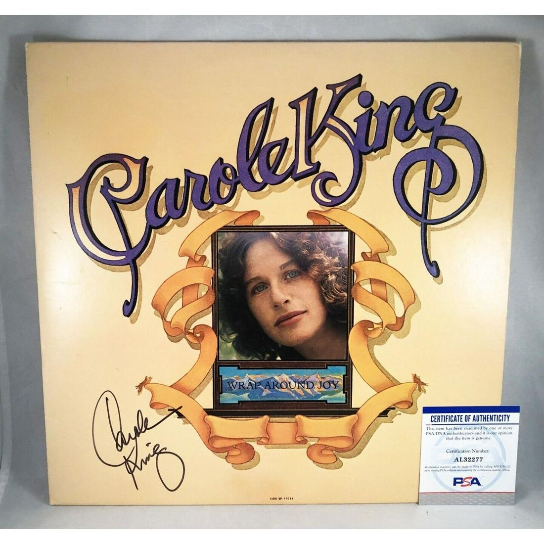 Carole King Signed Vinyl LP Album Wrap Around Joy (PSA COA) (1 of 1)