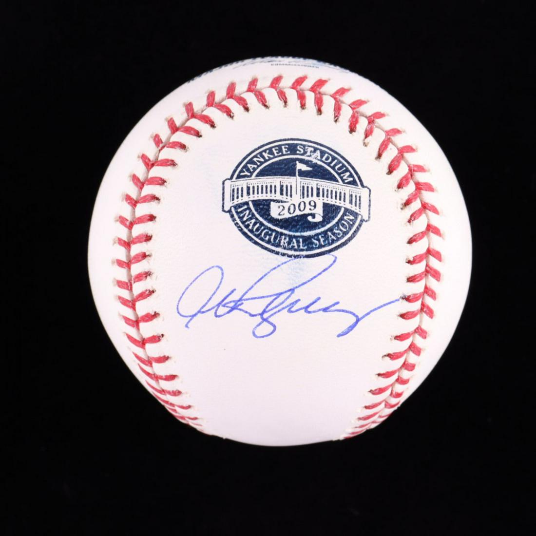 Alex Rodriguez Signed 2009 New Yankee Stadium Inagural Logo OML Baseball (Beckett Hologram) (1 of 1)
