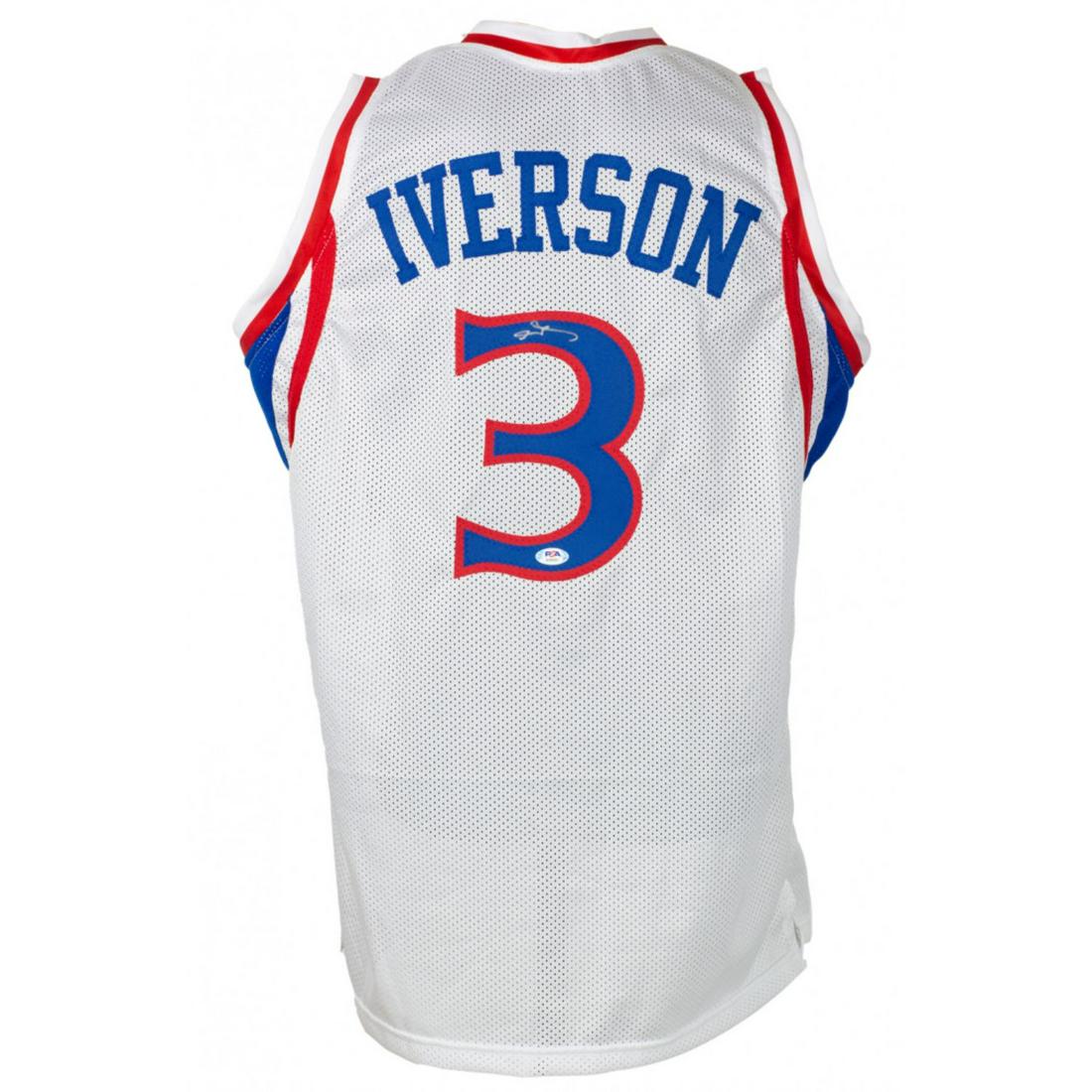 Allen Iverson Signed Jersey (PSA COA) (1 of 1)