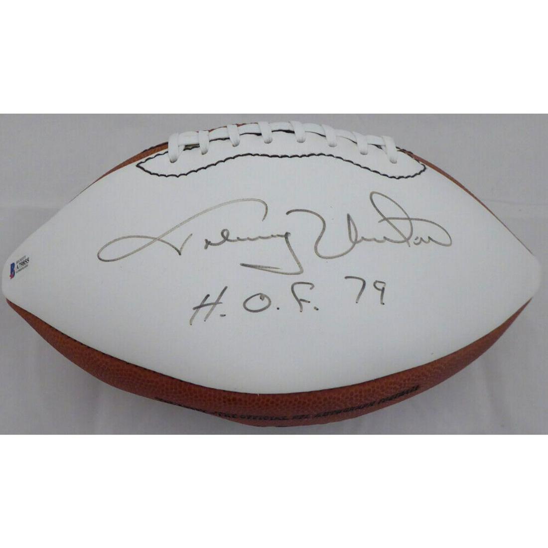 Johnny Unitas Signed Wilson Football With "H.O.F. 79" Inscription (Beckett LOA) (1 of 4)
