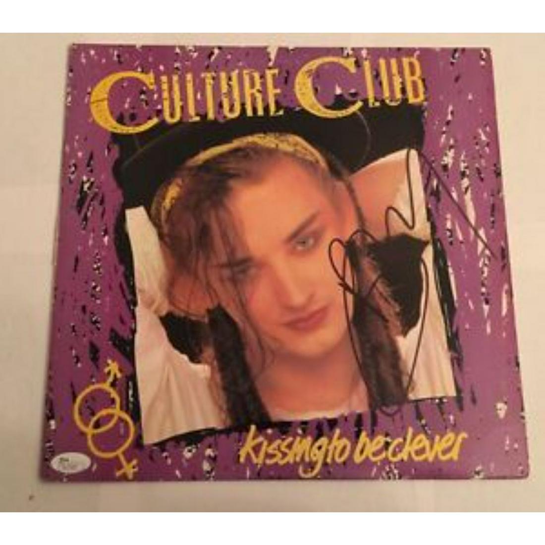 Boy George Signed Culture Club Kissing To Be Clever Album Vinyl (JSA COA) (1 of 1)