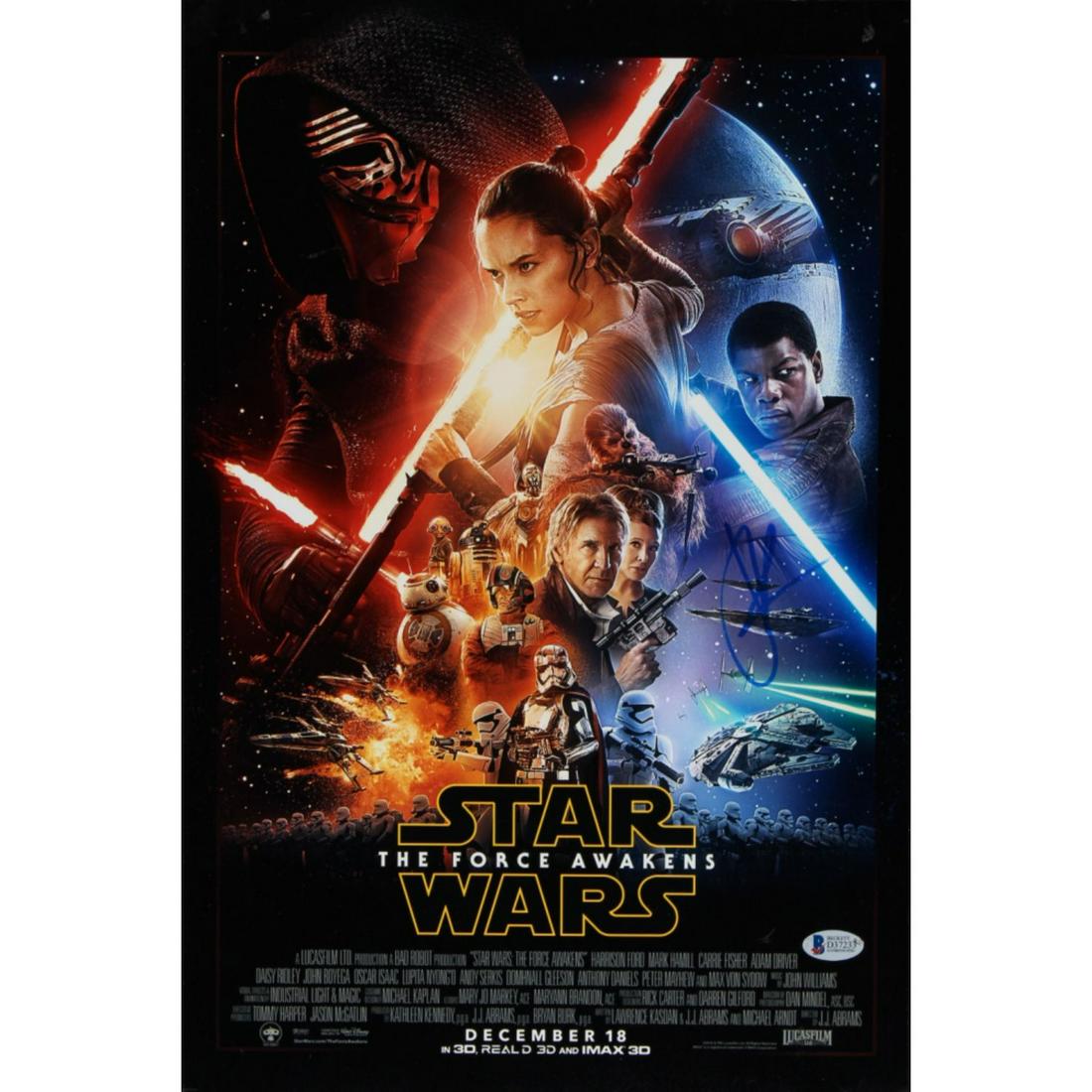 J.J. Abrams Signed "Star Wars: The Force Awakens" 12x18 Photo (Beckett Hologram) (1 of 1)
