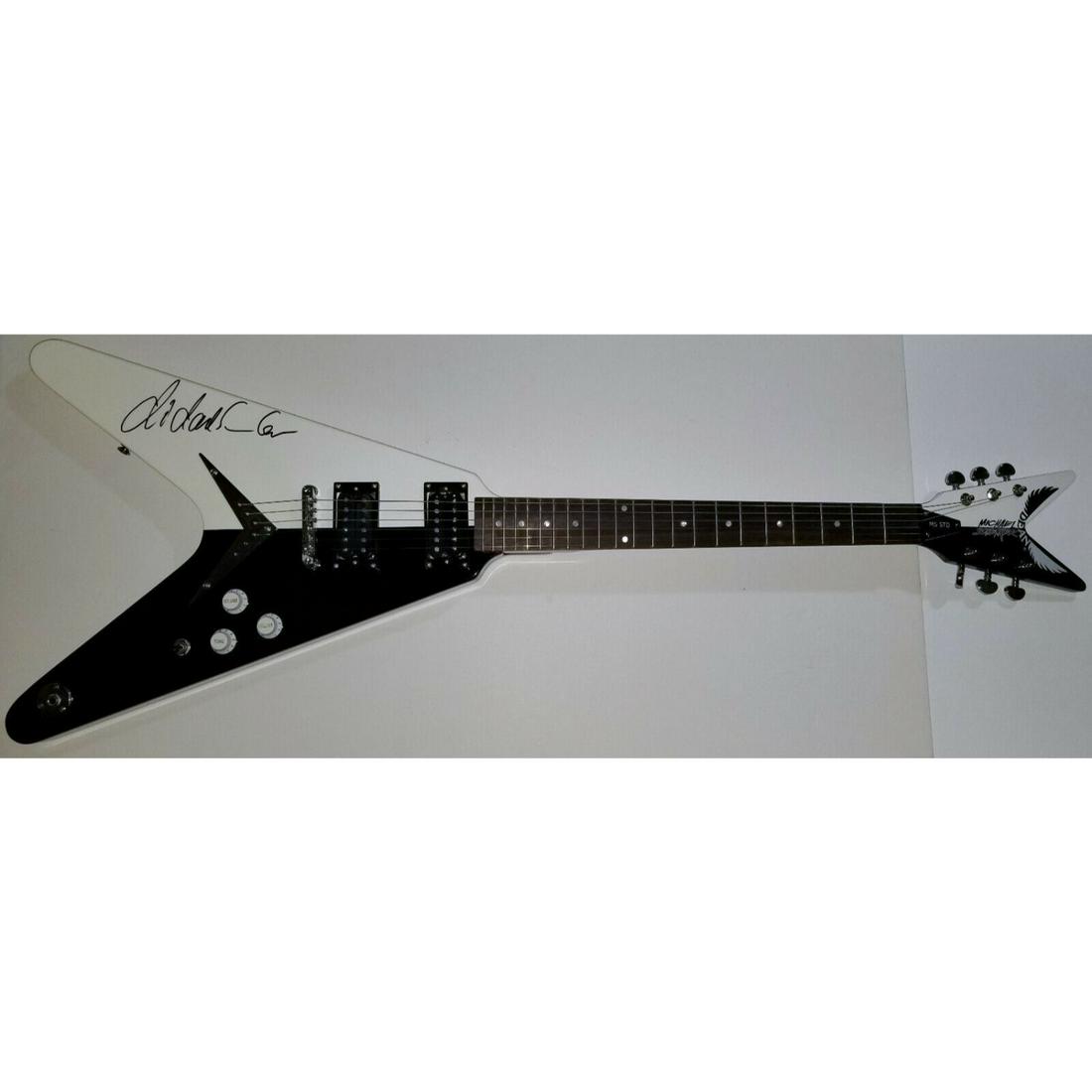 MICHAEL SCHENKER Rare Jumbo Signed Dean MS STD Standard Model Guitar BAS (1 of 3)