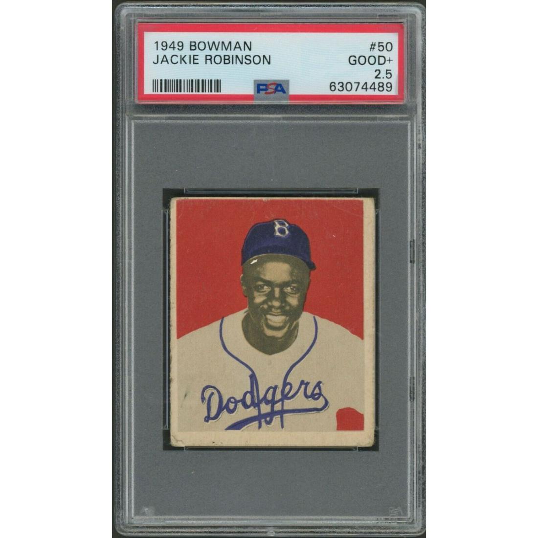 Jackie Robinson 1949 Bowman #50 (PSA 2.5) (1 of 2)