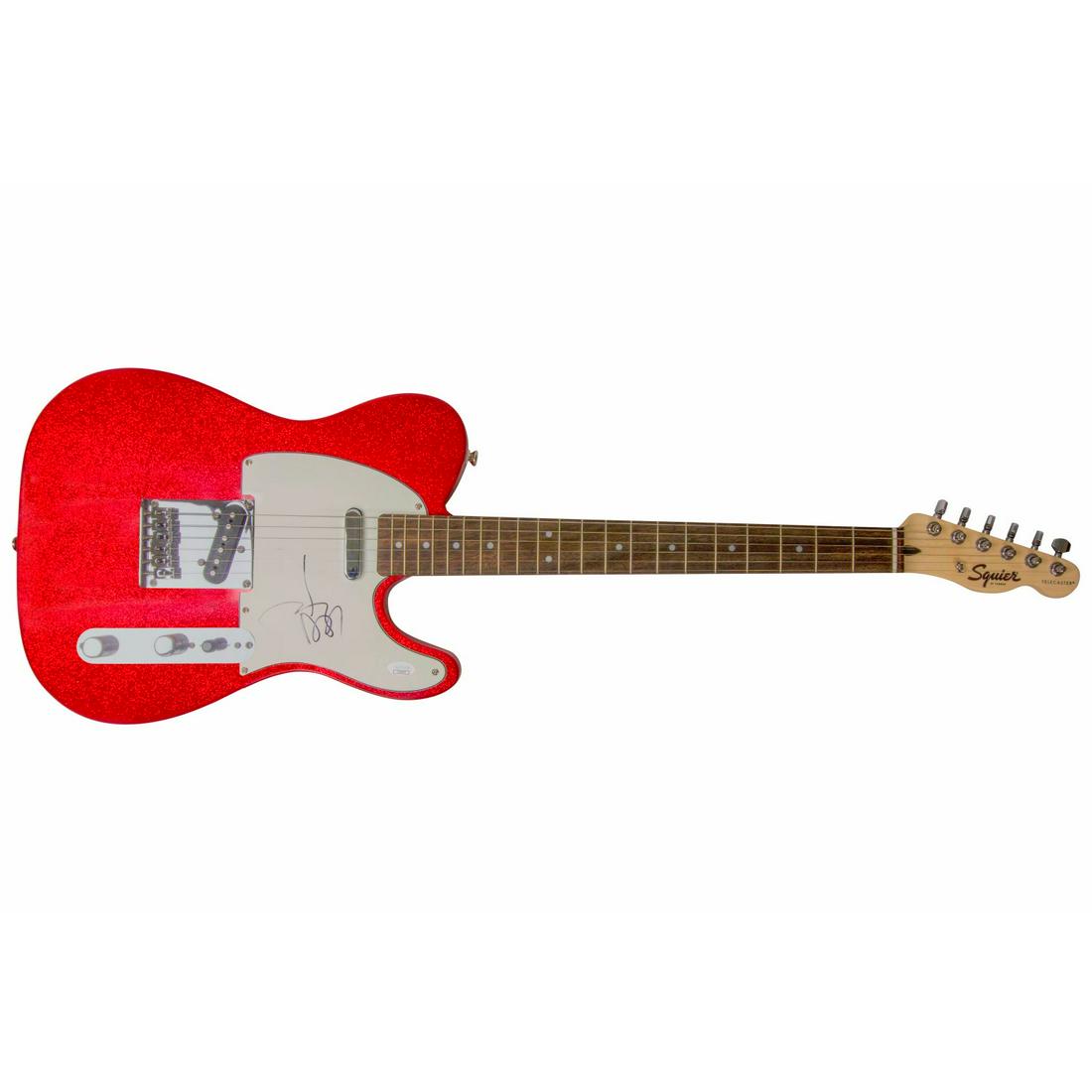 Johnny Depp Signed Squier Limited Edition Bullet Telecaster Red
