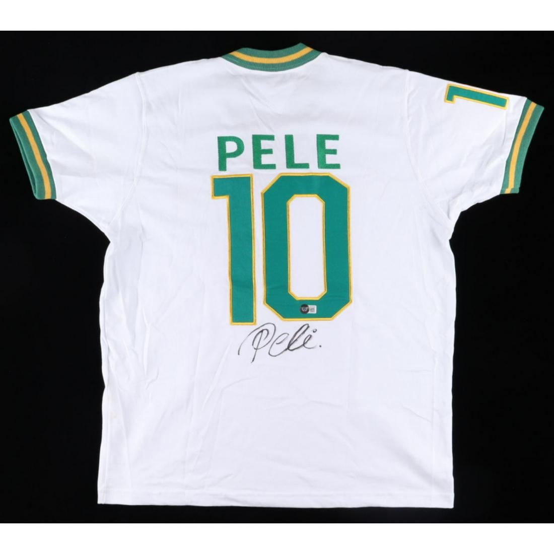 Pele Signed New York Cosmos Jersey (Beckett COA) (1 of 2)