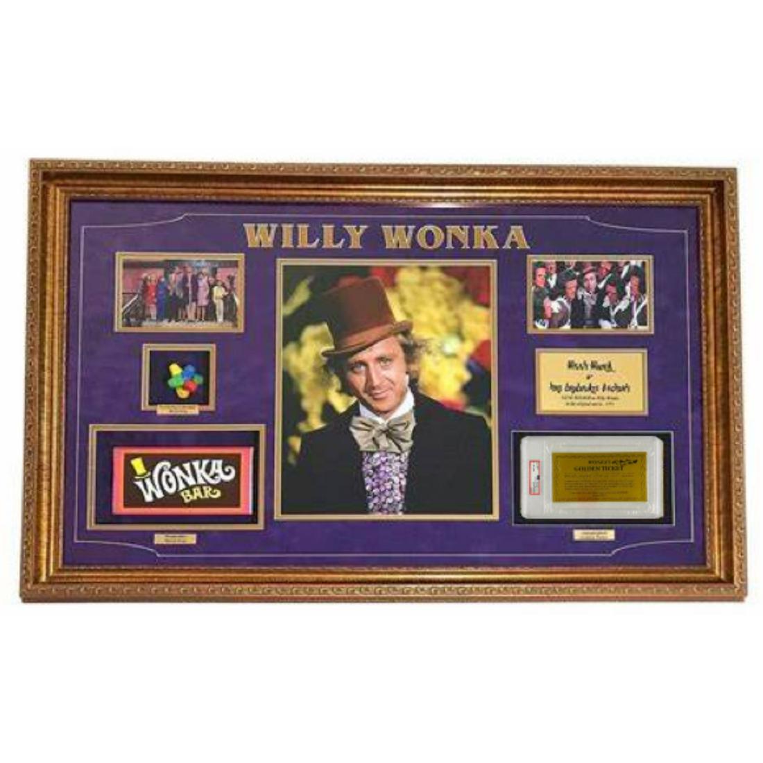 Photo Signée Gene Wilder - Willy Wonka - Format 8x10 - Certificat D'authenticité Platinum - Rare