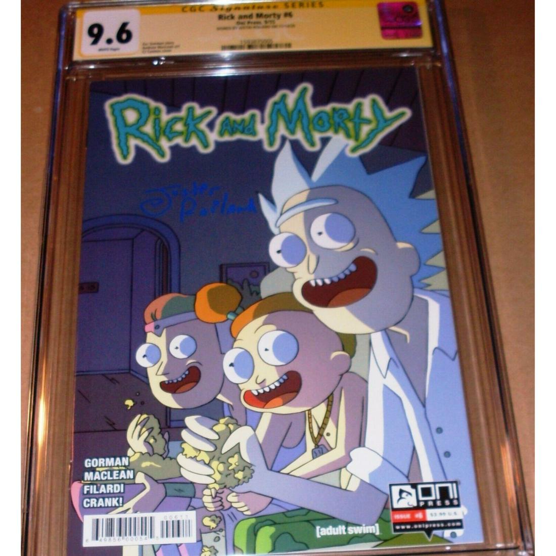 Justin Roiland Signed CGC SS 9.6 Rick & Morty #6 1st print (1 of 3)