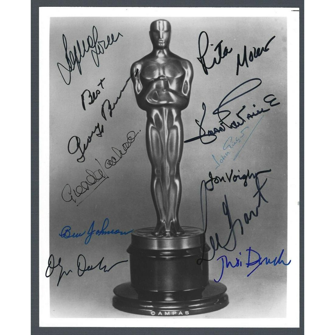 OSCAR Winners Judi Dench Sophia Loren George Burns Signed Photo (JSA LOA) (1 of 2)
