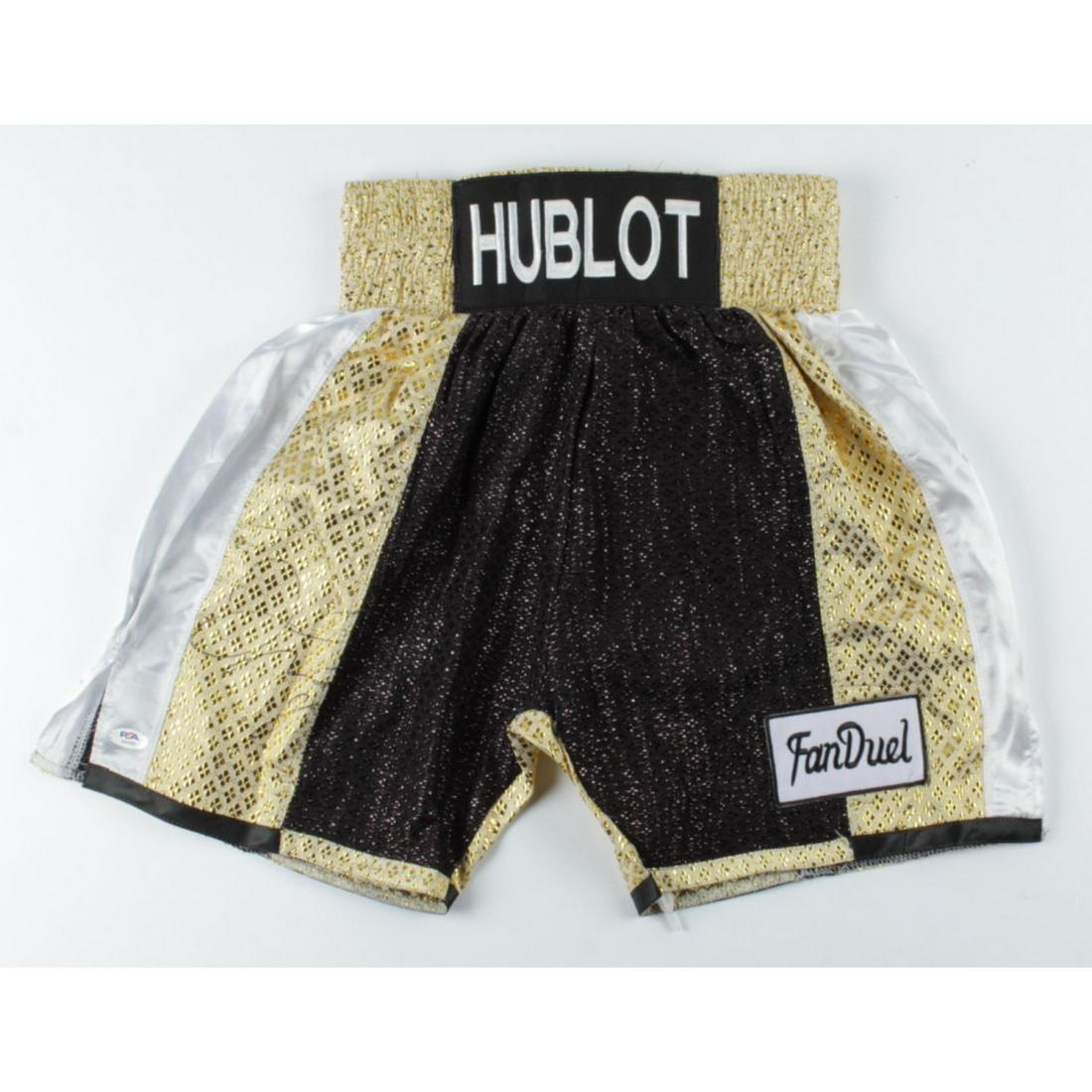 Floyd Mayweather Signed Boxing Trunks (PSA COA) (1 of 1)