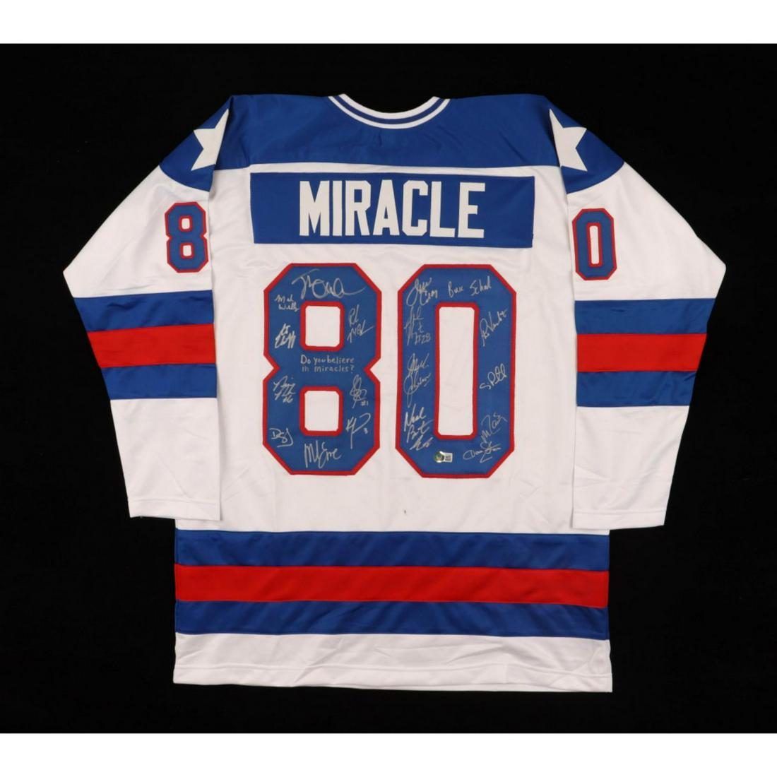 1980 Miracle On Ice Team USA Signed By 19 Members (BAS COA) (1 of 3)