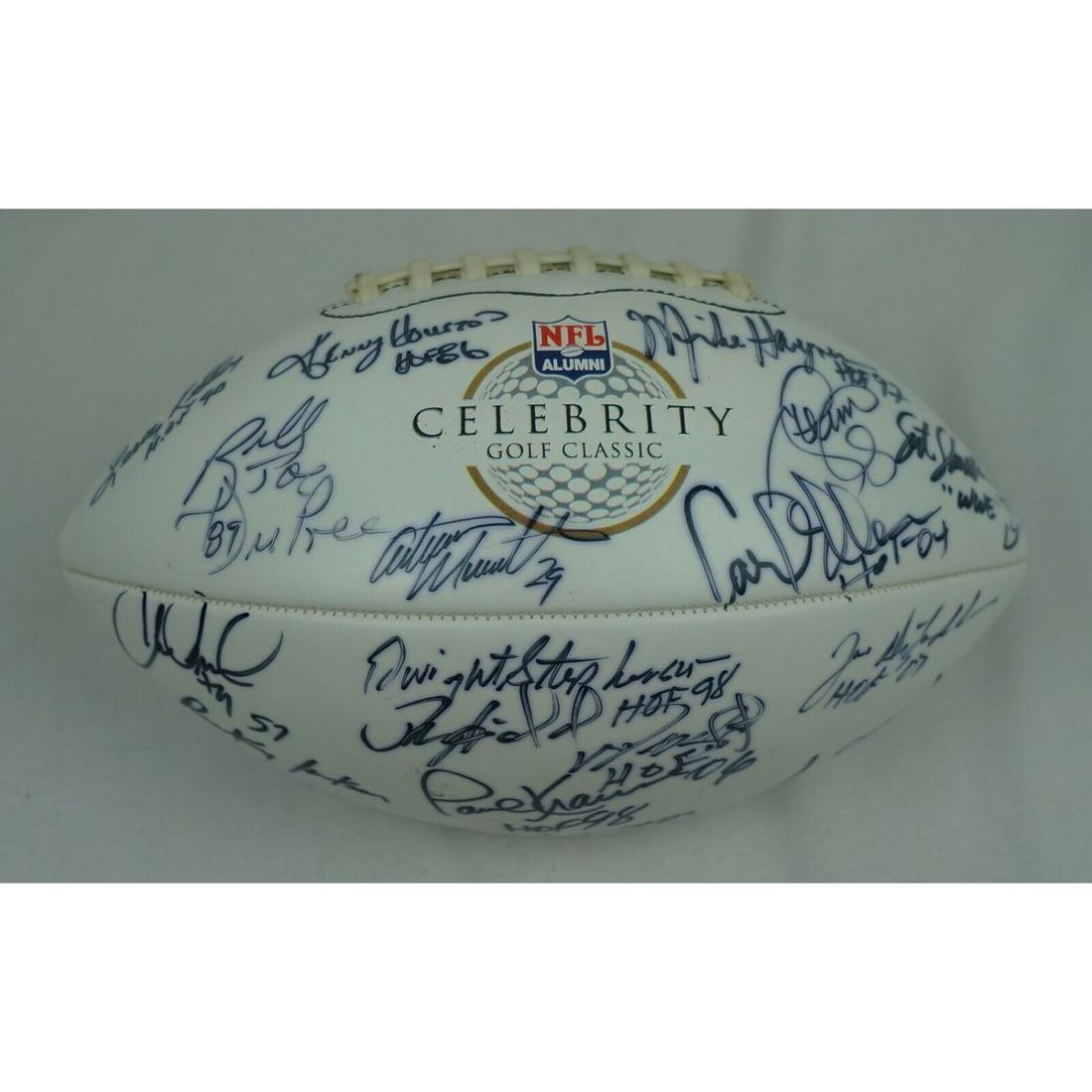 NFL Hall Of Fame Legends Multi Signed Celebrity Golf Classic Football PSA DNA (1 of 2)