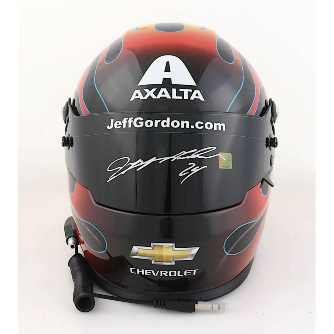 Jeff Gordon Signed NASCAR Axalta - Flames - "24EVER" Special Edition Full-Size Helmet (Gordon (1 of 2)