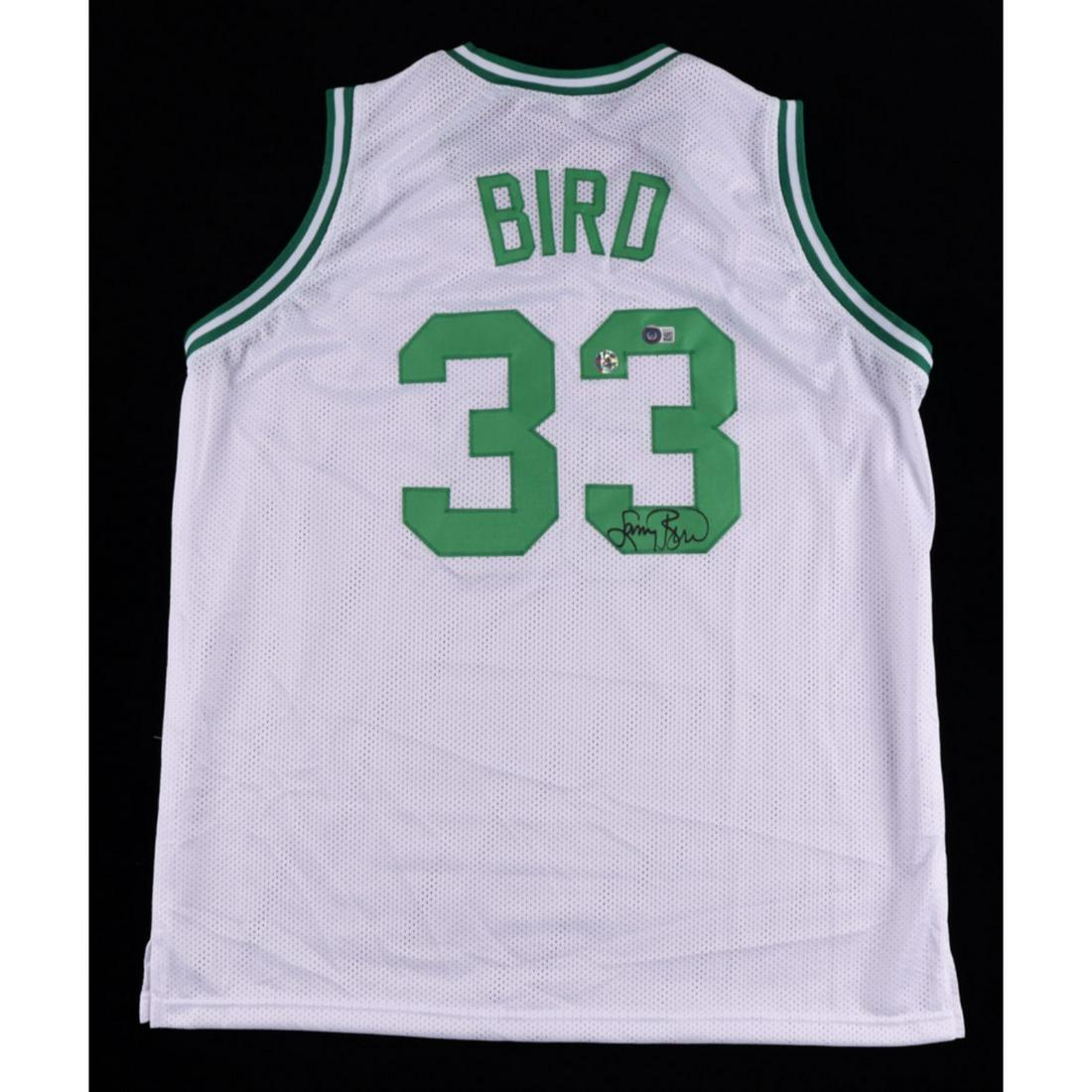 Larry Bird Signed Jersey (Beckett Hologram & Bird Hologram) (1 of 1)