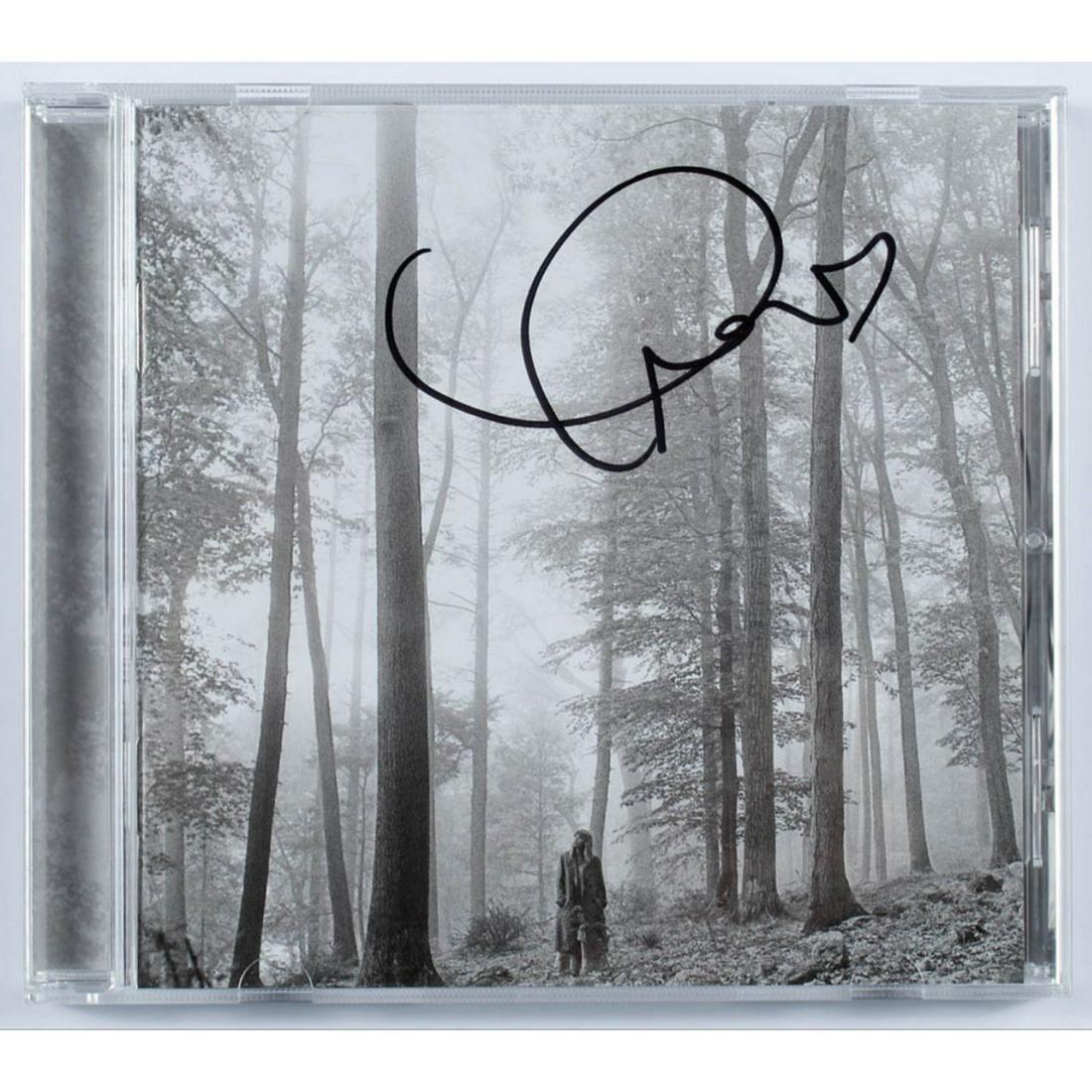 Taylor Swift Signed "Folklore" CD Album Cover (JSA COA) (1 of 1)
