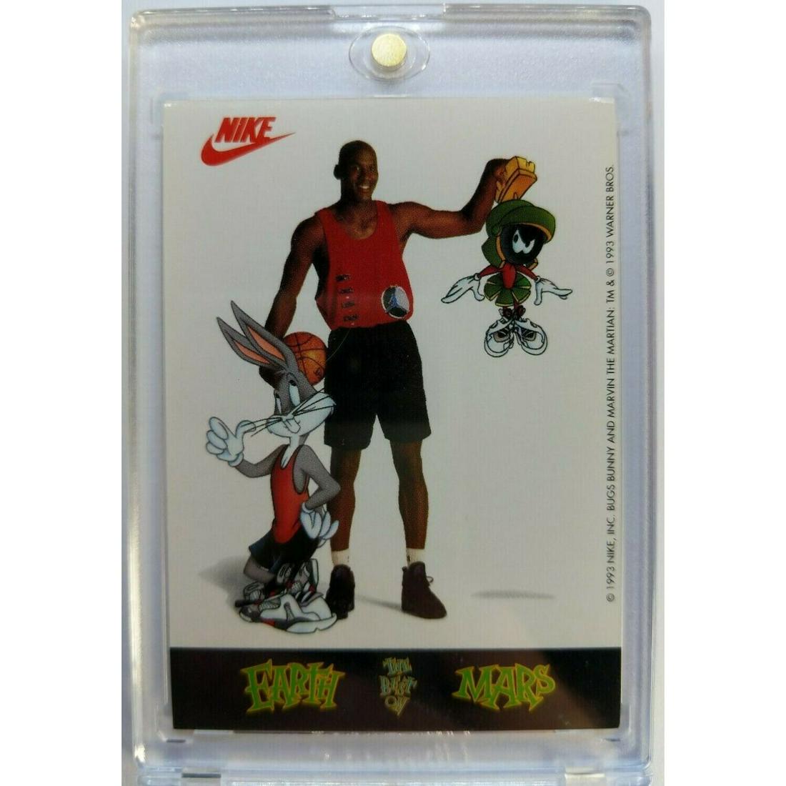 Rare 1993 Michael Jordan Nike Buggs Bunny Promo Card: Rare 1993 Michael Jordan Nike Buggs Bunny Promo Card