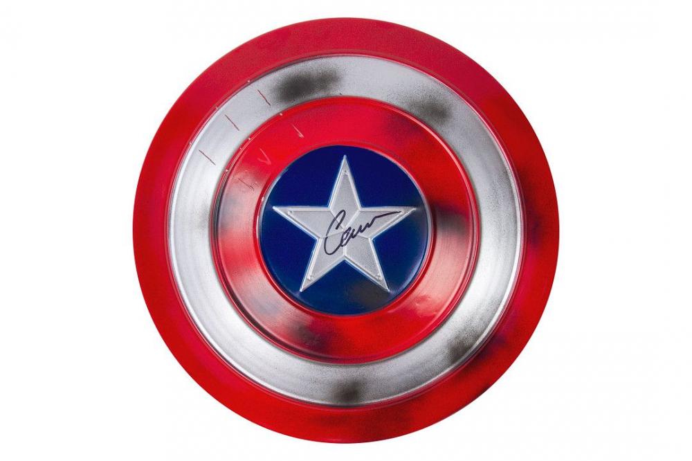 Chris Evans Signed "Captain America" Marvel Full-Size Shield (Beckett Hologram) (1 of 1)